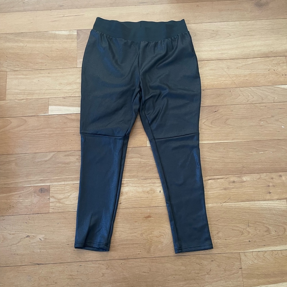 INC International Concepts Black High-Waist Leggings